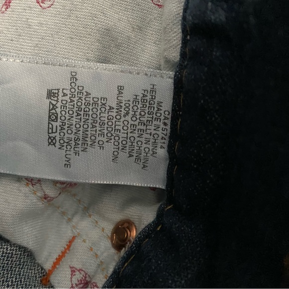 True Religion Brand Jeans World Tour Jeans Acid Wash Straight Authentic - Picture 7 of 7